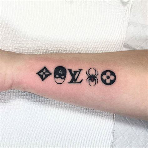 louis vuitton tattoo on head|unique louis vuitton tattoo designs.